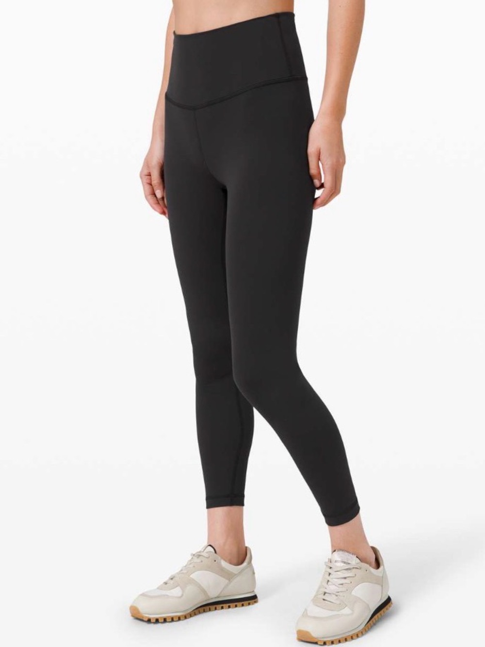 Lululemon Wunder Under Train High Rise Leggings Size 6 Black 25" Inseam Gym Yoga